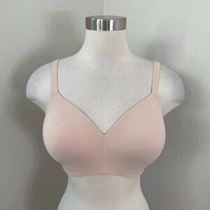 Wacoal Womens 34DDD Nude Wireless Full Coverage Bra Lightly Lined 852189